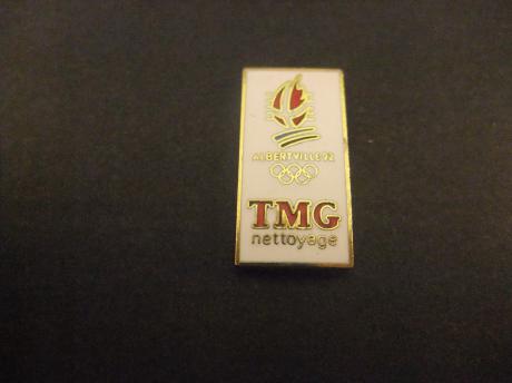 Olympische Spelen Albertville 1992 sponsor TMG nettoyage